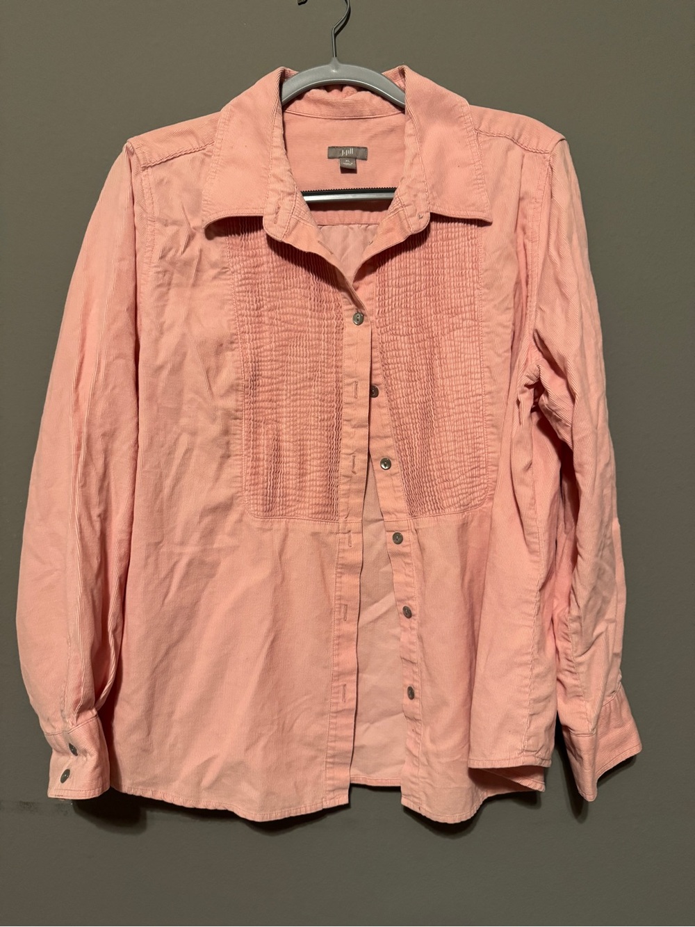 J. Jill Peach Corduroy Overshirt